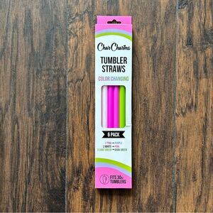 Char Charms Tumbler Straws